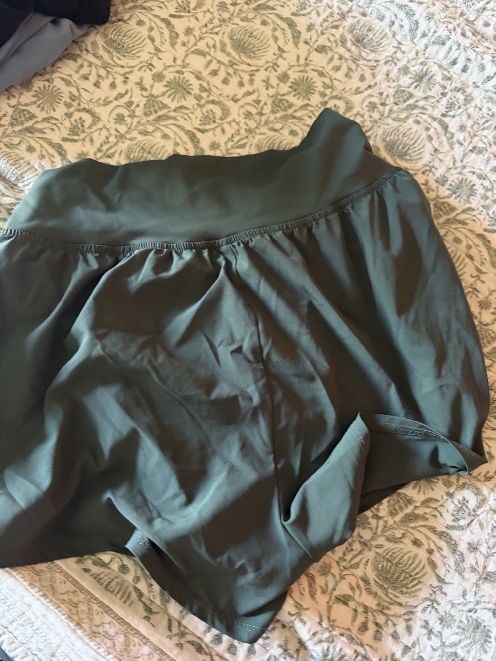 DSG High-Waist Athletic Shorts in Forest Green